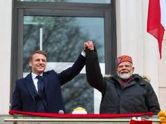 
      
      PM Modi, French President sign declaration on AI
      
      
