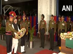 
      
      Wreath-laying ceremony of Capt Karamjit Singh Bakshi held 
      
      
