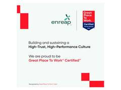 
      
      enreap Earns 2025 Great Place
      
      