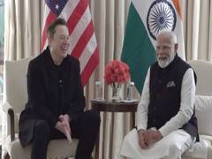 
      
      PM Modi meets Tesla CEO Elon Musk at Blair House
      
      