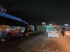 
      
      Quetta-Karachi highway blocked as protest erupts 
      
      