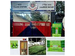 
      
      Smiling Tree Turns Maurice Nagar Police Station Green
      
      