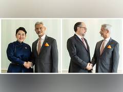 
      
      EAM Jaishankar holds meetings with Mongolia, Austria FMs
      
      