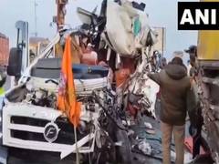 
      
      UP: 4 dead, several injured in Bus-Tempo collision
      
      
