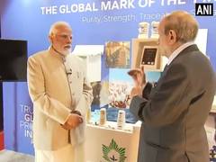
      
      PM Modi visits exhibition at Bharat Tex 2025
      
      