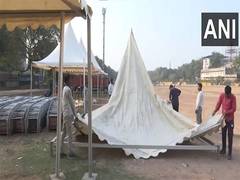 
      
      Preparations in full swing at Ram Leela Maidan ahead of...
      
      