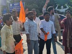 
      
      ABVP stages protest over death of Nepali student at KIIT 
      
      