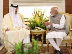 
      
      PM Modi holds talks with Amir of Qatar, says had 