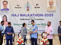 
      
      Union Minister Rijiju urges fitness for Haj pilgrims
      
      