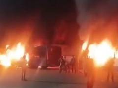 
      
      Telangana: Two TGSRTC buses gutted in fire at Kuhaiguda depot
      
      