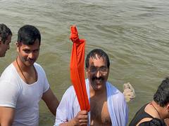 
      
      Maha Kumbh: Former ISRO Chairman S Somnath takes holy dip
      
      