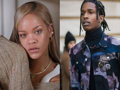 
      
       Rihanna reacts to partner A$AP Rocky's acquittal 
      
      