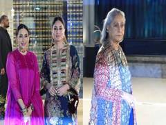 
      
      Kareena, Karisma Kapoor, Jaya Bachchan arrive in style at Aadar Jain-Alekha Advani's Mehendi ceremon
      
      