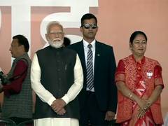 
      
      PM Modi, NDA leaders attend swearing-in ceremony of Rekha Gupta
      
      