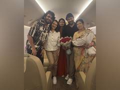 
      
      Chiranjeevi celebrates 46th wedding anniversary mid-air with wife
      
      