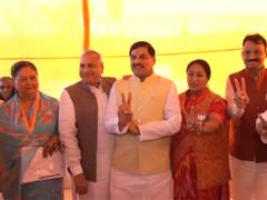 
      
      MP CM attends Delhi CM Rekha Gupta's swearing-in ceremony
      
      