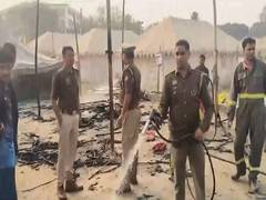 
      
      Prayagraj: Fire breaks out at sector-25 of Vedic tent city
      
      
