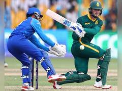 
      
      Ricketon's maiden ODI ton lifts South Africa to daunting 315/6
      
      