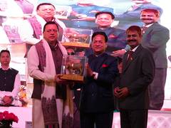 
      
      CM Dhami participates in '17th Krishi Vigyan Sammelan' 
      
      