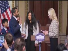 
      
      Kash Patel sworn in as FBI Director, takes oath on Bhagavad Gita
      
      