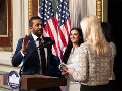 
      
      FBI Director Kash Patel lauds 'American Dream'
      
      