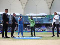 
      
      Champions Trophy Pakistan win toss; opt to bat first against India
      
      