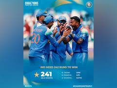 
      
      Indian bowlers shine as Pakistan bowled out for 241 in CT
      
      