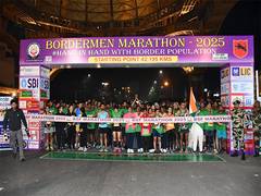 
      
      Punjab: BSF hosts 'Bordermen Marathon 2025' 
      
      