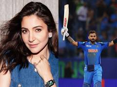 
      
      Anushka reacts to Virat's century in India-Pakistan clash 
      
      