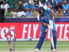 
      
      Champions Trophy: Rohit shines but again succumbs to Shaheen
      
      