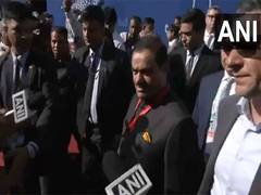 
      
      Gautam Adani arrives at GIS 2025 in Bhopal
      
      