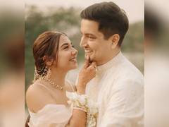 
    Prajakta Koli, Vrishank Khanal share pictures from haldi ceremony
    