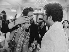 
      
      In Pics: Shah Rukh Khan hugs newlyweds Aadar Jain, Alekha Advani
      
      