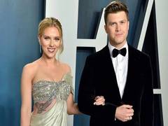 
      
      Colin Jost went dumpster diving for Johansson's engagement ring
      
      
