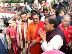 
      
      Mukesh Ambani offers prayers at Kamakhya Temple
      
      