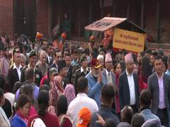 
      
      Six former Indian Army chiefs perform special Pooja in Kathmandu 
      
      
