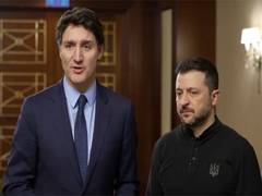 
      
      Canadian PM visits Kyiv on third anniversary of Russia-Ukraine wa
      
      