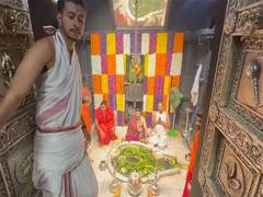 
      
      Devotees seek blessings with a holy dip at Nashik Gange
      
      