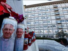 
      
      Pope's kidney issues subside, lung inflammation remains
      
      