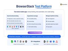 
      
      BrowserStack Unveils Comprehensive Test Platform 
      
      