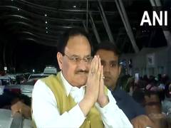
      
      Union Minister JP Nadda arrives in Odisha to grand welcome
      
      