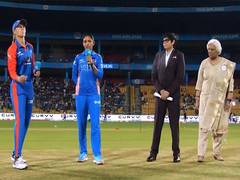 
      
      WPL: Delhi Capitals win toss, opt to bowl against Mumbai Indians 
      
      