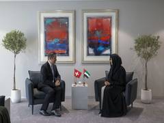 
      
      Latifa bint Mohammed meets with Ambassador of Swiss Confederation
      
      