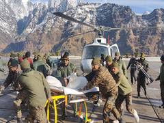 
      
      Uttarakhand avalanche: Army rescues 14 more trapped workers
      
      