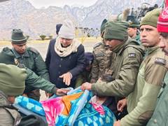 
      
      Uttarakhand CM Dhami visits affected avalanche area near Mana
      
      