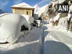 
      
      Heavy snowfall in Himachal Pradesh's Lahaul and Spiti
      
      