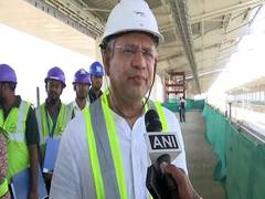 
      
      Minister of Railways Ashwini Vaishnaw inspects bullet train site
      
      