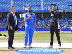 
      
      New Zealand win toss; opt to bowl first against India
      
      