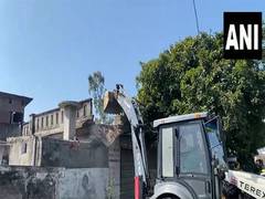 
      
      Two properties of drug smugglers demolished in Punjab's Jalandhar
      
      