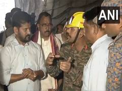 
      
      Telangana CM visits SLBC tunnel site to review situation on day-9
      
      